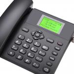 FM Radio MP3 4G Fixed Wireless Phone , Dual SIM Landline Phone for sale