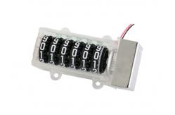 China Multifunctional 6 Digits Energy Meter Parts Mechanical Meter Counter 800SC06P supplier