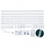 RS485 Electric Curtain Rail Alexa 30dB Remote Control Curtain Track Customized for sale