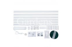 China RS485 Electric Curtain Rail Alexa 30dB Remote Control Curtain Track Customized supplier