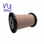 Ustc 155 0.08mm*10 Strands Copper Litz Wire Nylon Served Silk Covered for sale