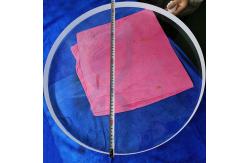 China High Light Transmission Large Diameter Quartz Glass Disc Transparent Quartz Glass Sheet Custom supplier