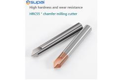 China High Speed Chamfer End Mill - 3 Flute 45° Helix Angle 3/8'' Shank supplier