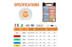 China Practical Insulated Heat Shrink Terminals Water Resistant Multipurpose 1000pcs supplier