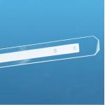High Flatness Fused Silica Plate with Customizable Transparent Frosted Bores at 1100C