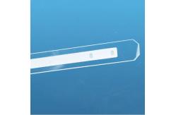 China High Flatness Fused Silica Plate with Customizable Transparent Frosted Bores at 1100C supplier