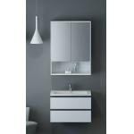 High Grade MDF Wall Hung Bathroom Cabinet Vanity Units With Mirror Cabinet for sale