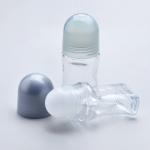 50ml Perfume Roller Bottles Height 110mm Glass Essential Oil Bottle for sale