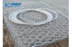 China Road Filling Gabion Baskets , Gabion Wall Mesh Non Electrostatic Reliable supplier