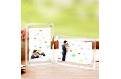 China High Clear Magnetic Custom Photo Frame Acrylic Material With Double Sided supplier