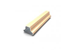 China High Glossy Shower Room Golden T3 Polished Aluminium Profile supplier