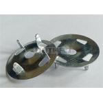 Galvanized Steel 4-Claw Tile Backer Board Washers 1-1/4 Used For Secure Insulation Boards for sale