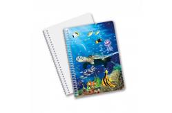 China School Stationery 3D Lenticular Advertising Custom Spiral Notebooks for Children Promotion Gift supplier