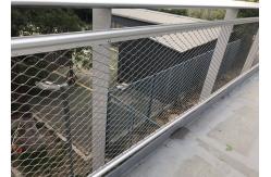 China Hand Woven Security Fence Steel 1.2mm Balustrade Cable Mesh supplier