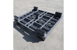 China Reinforced Transport Steel Pallet Double Faced Four Way Entry Stackable supplier