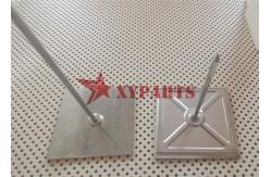 China Air Condition Galvanized Steel Self Stick Insulation Nails With Metal Clips supplier