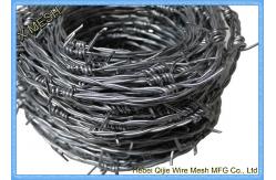 China 12 x 14 gauge 15kg/roll HDG Double Strand Galvanized Barbed Wire supplier