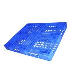 Corrosion Resistant Grid Surface HDPE Plastic Pallets Blue 1200*1000mm for sale