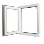 Customized Tilt And Turn PVC Window Two Ways Open Windows Energy Saving