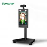 Android8.1 8 350cd/㎡ Face Recognition Infrared Thermometer 800*1280 for sale