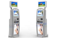 China Cashless Dual Screen Kiosk Tickets Picking Up , No Payment Involvement supplier