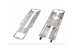China Hospital Folding Scoop Stretcher Manual Power Adjustable Alloy supplier