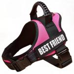 Nice Quality Hot Selling Durable Vest Style Adjustable Nylon Anti- Rushed Walking Harness For Large Dog for sale