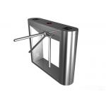 Double Direction Speed Gate Turnstile , QR Scanner Rotating Access Control Turnstiles for sale