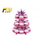 Biodegradable Cardboard Cake Display Screen Printing Customized Specification