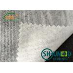Optical White Non Woven Interlining With Nylon / Polyester Composition for sale