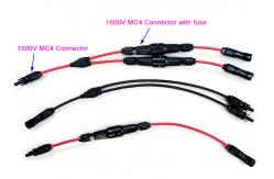 China Wire Xlpe Insulated Solar Branch Connector PPO Material With 1500V Fuse supplier