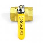 1 Inch Brass Ball Valve Threaded With Lock 10 Year Warranty