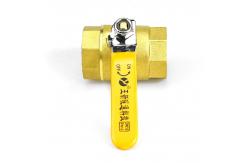 China 1 Inch Brass Ball Valve Threaded With Lock 10 Year Warranty supplier