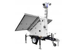 China Solar Powered Surveillance Trailer For Off Grid Remote Area Monitoring supplier