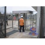 Mifare Card Automatic Full Height Turnstiles Prison / Bank / Construction IP62 50Hz for sale
