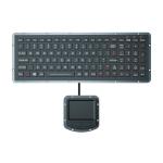 MIL-STD-810F Waterproof Vandal Proof Ruggedized Keyboard With Carbon On Gold Switch