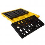HDPE Poly Plastic Spill Pallets 55 Gallon Drum Secondary Containment Pallet Bunding for sale