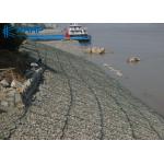 Silver Color Rock Gabion Baskets , Stone Gabion Retaining Wall Easily Assembled for sale