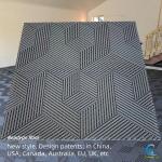 Grey Puzzle Garage Flooring Chemical Proof Garage Tile Squares