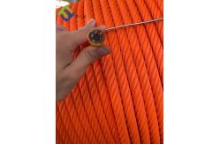China 6 Strand Polypropylene PP Combination Rope 16mm For Nets Climbing supplier