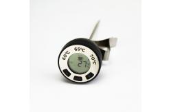 China Round Shape Fast Read Thermometer , Instant Read Cooking Thermometer With Silicone Protector supplier