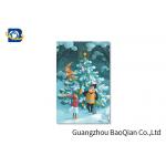 Customized PET 3D Printed Christmas Card / Lenticular Card Printing