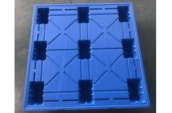 China 9 Legs Recycled Plastic Pallets Anti Mildew Oil Resistant Easy To Clean supplier