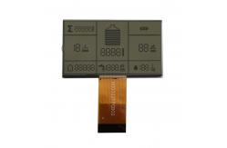 China 3.0V Custom LCD Panel Black Silk Screen Segmented TN Transmissive FPC Connect supplier