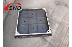 China ISO9001 Prevent Rust Recessed Cover Square Cast Iron Manhole Covers supplier