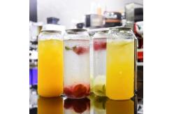 China Cans Eco Friendly Juice Bottles , Plastic Juice Bottles With Lids 330ml supplier