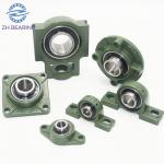 Green Pillow Ball Bearing UCT206 With Flange Mount Stainless Steel Long Life for sale