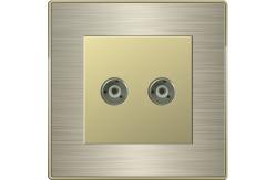China Villa / Home Multimedia Wall Socket 86mmx86mm Variety Materials supplier
