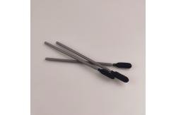 China Cleanroom Dust Free Gray Handle Foam Tip Swab With Black Head supplier