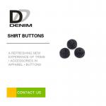18l 4 Holes Black Dress Shirt Buttons Resin Material High Temperature Resistance for sale